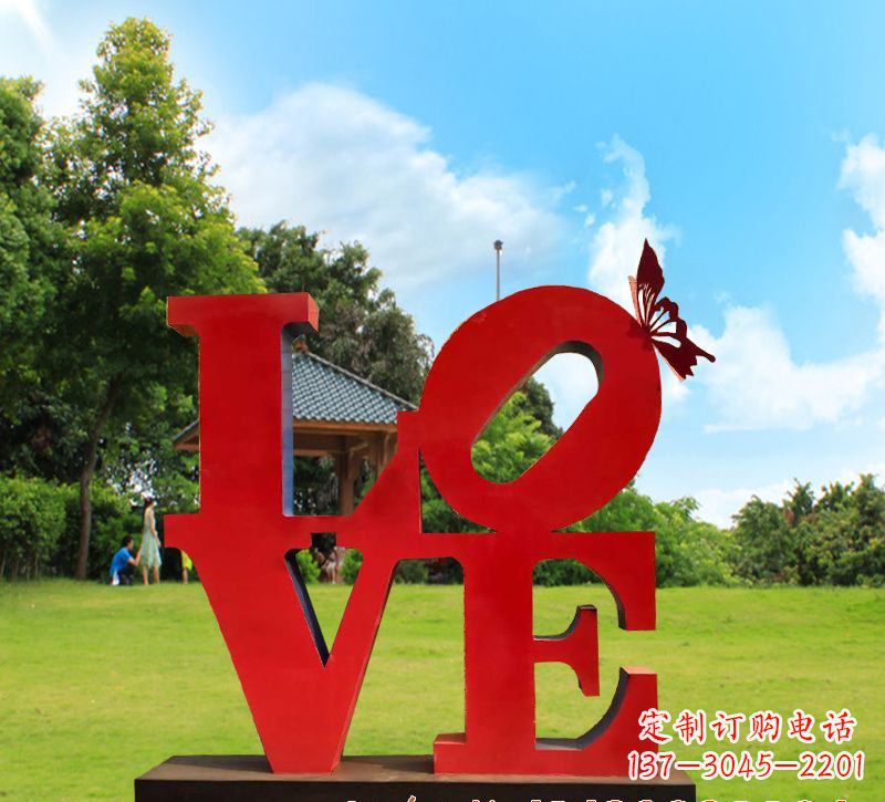 泉州不锈钢Love雕塑给世界带来爱的美