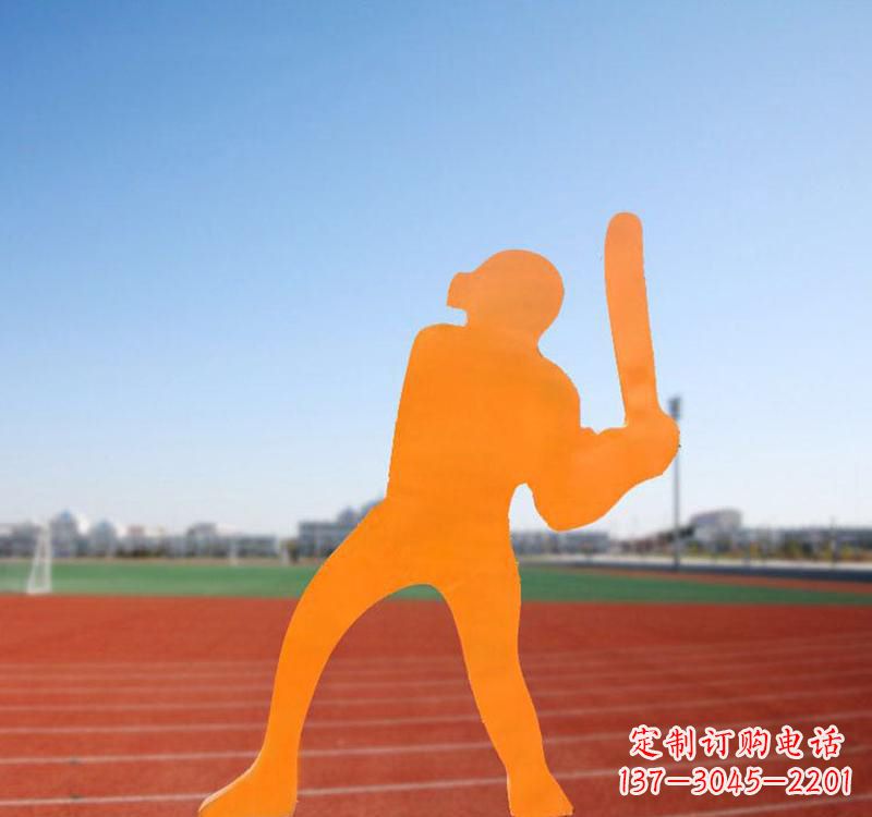 泉州棒球运动人物雕塑传承棒球精神