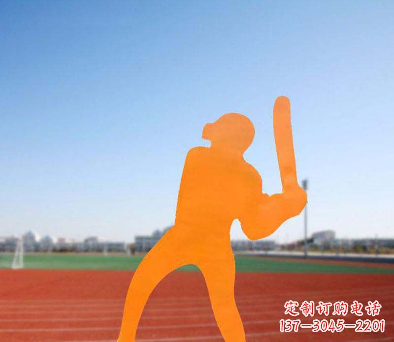泉州不锈钢棒球雕塑精美的艺术品