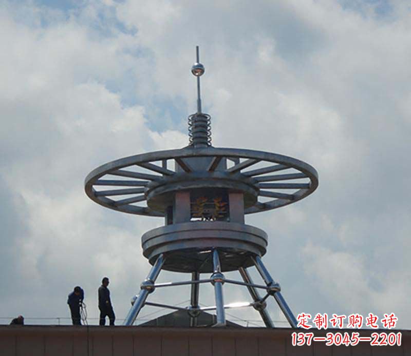 泉州不锈钢避雷针景观雕塑——安全防护与美丽结合