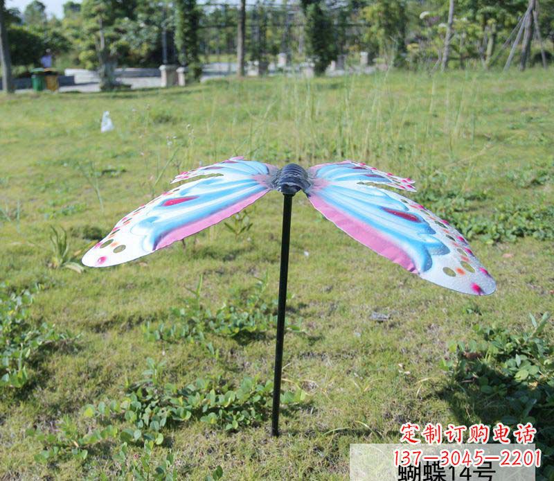 泉州不锈钢彩色蝴蝶雕塑艺术之美