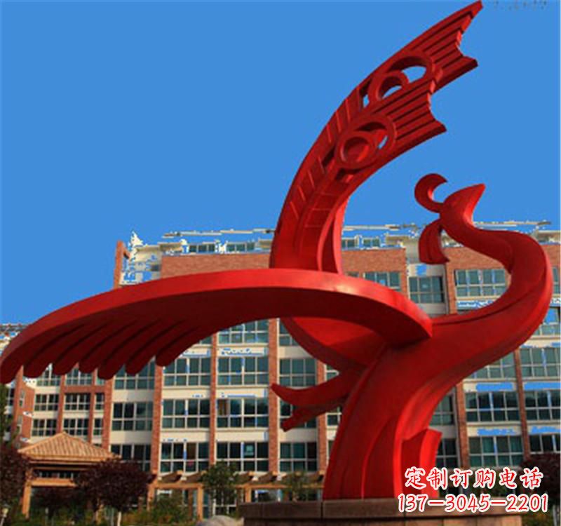 泉州不锈钢凤凰雕塑——展示城市文化之美