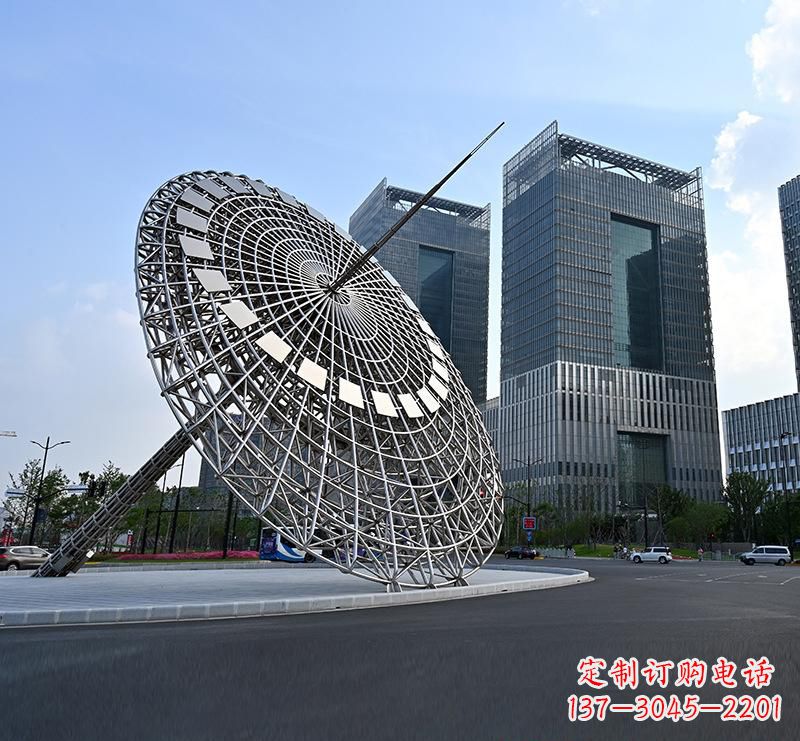 泉州不锈钢城市璀璨的摩天轮雕塑