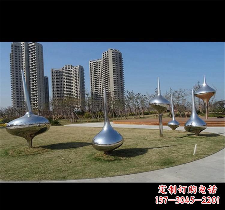 泉州不锈钢城市水滴雕塑