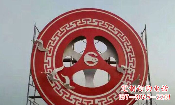 泉州不锈钢齿轮广场雕塑