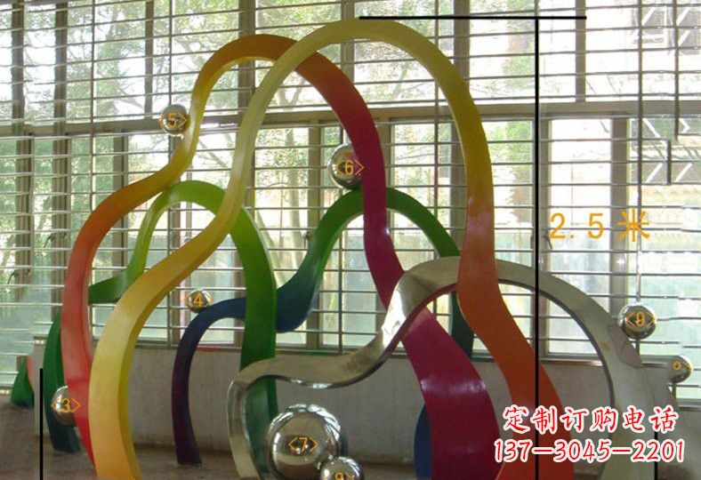 泉州不锈钢假山雕塑精致耐用的艺术品