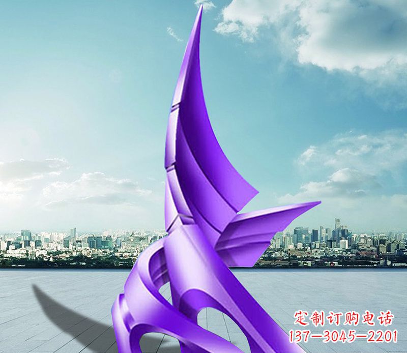 泉州不锈钢船帆雕塑静谧的海洋美景