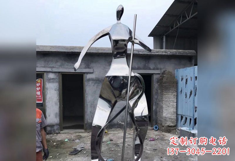 泉州精致的不锈钢大提琴雕塑