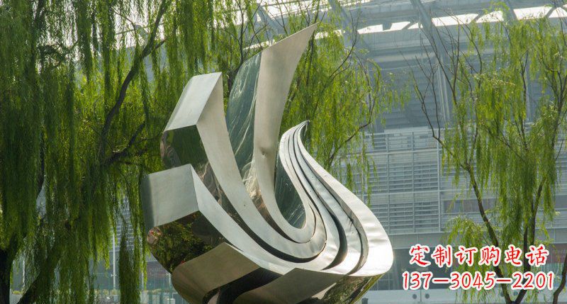 泉州不锈钢凤凰雕塑美丽的象征