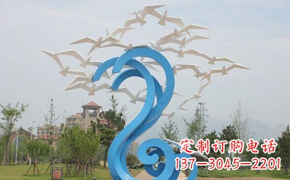 泉州不锈钢海鸥雕塑
