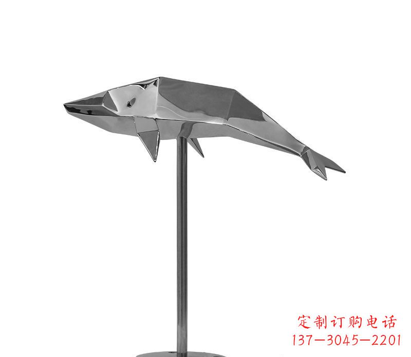 泉州不锈钢海豚雕塑