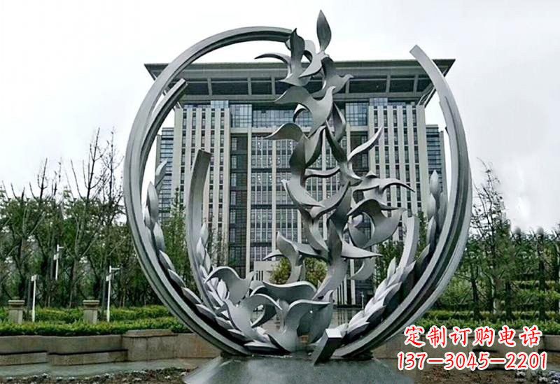 泉州不锈钢和平鸽雕塑