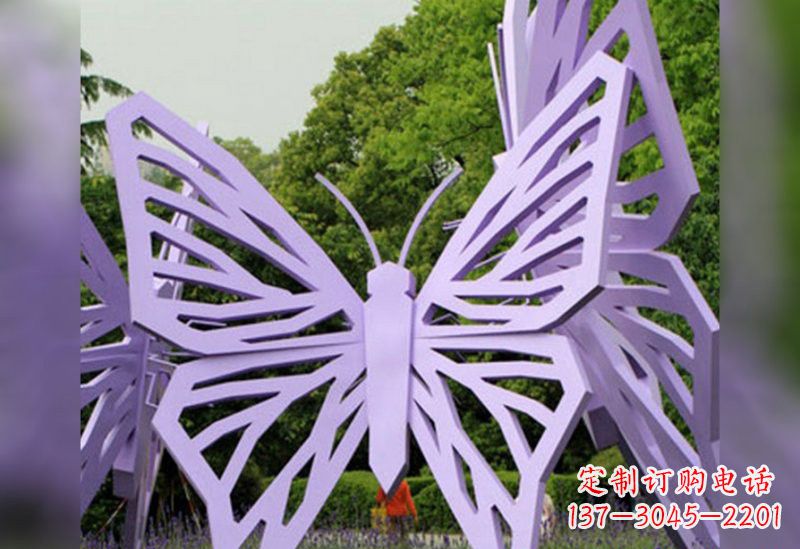 泉州不锈钢抽象蝴蝶雕塑