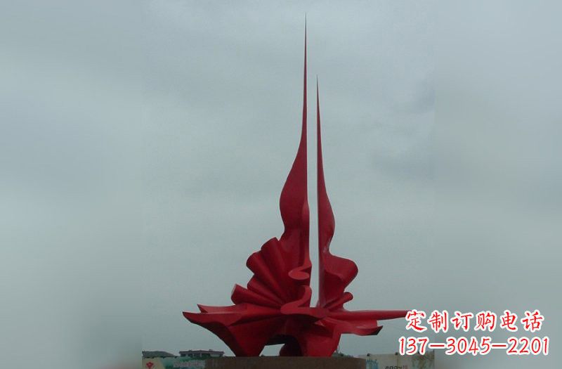 泉州不锈钢抽象火炬雕塑222