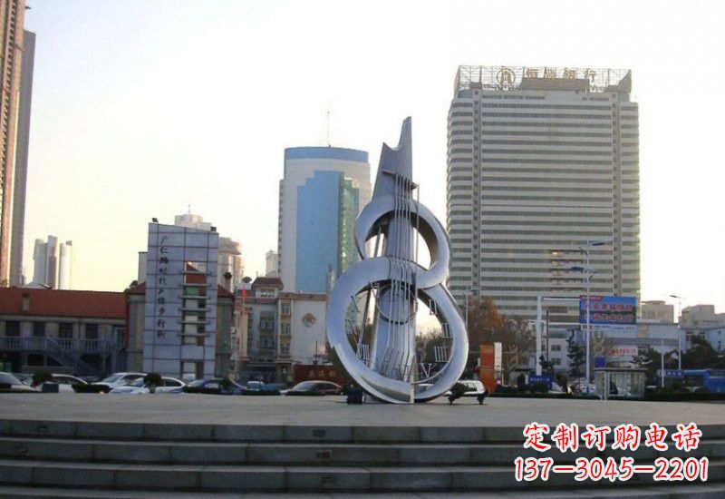 泉州不锈钢吉他雕塑