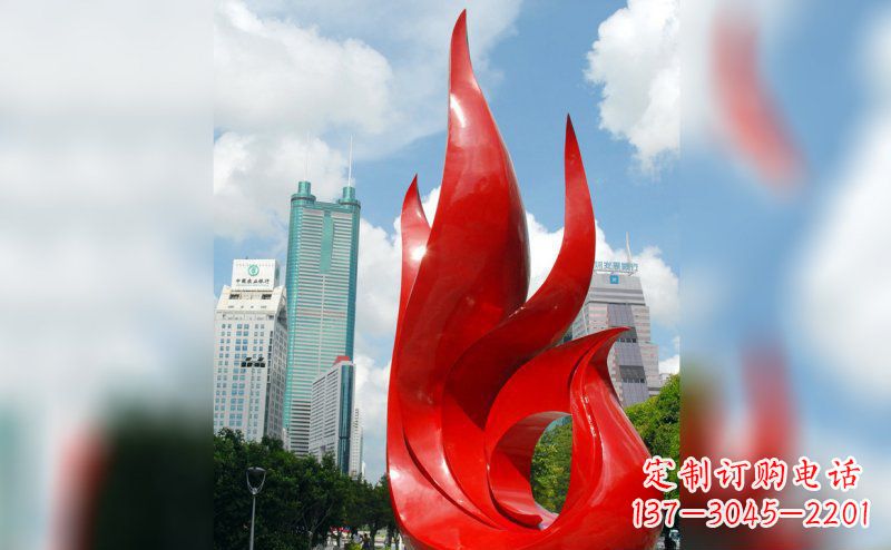 泉州不锈钢抽象孔雀雕塑 (2)
