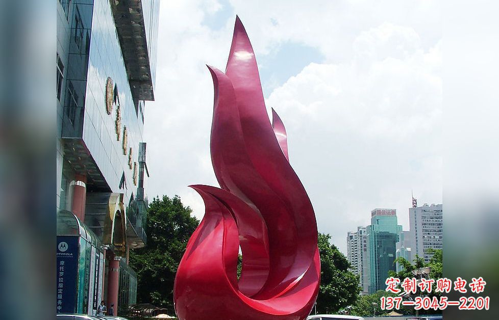 泉州不锈钢抽象孔雀广场景观雕塑