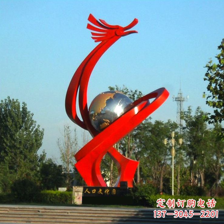 泉州不锈钢创意龙形景观雕塑——点缀城市园林公园广场