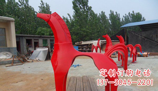 泉州不锈钢马雕塑精致而经久