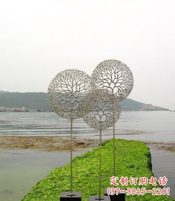 泉州不锈钢蒲公英雕塑抽象美的象征