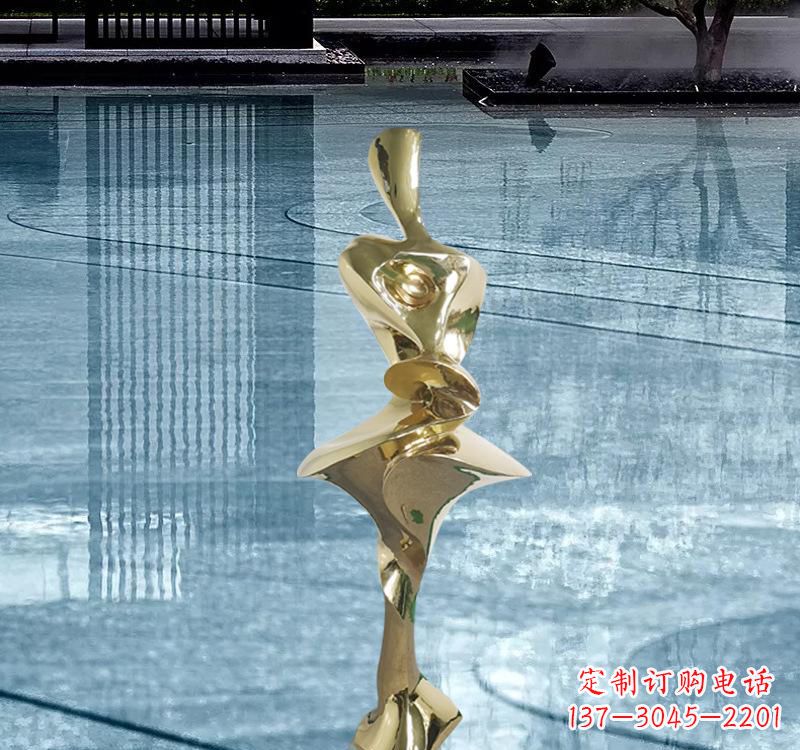 泉州不锈钢材质的人体雕塑