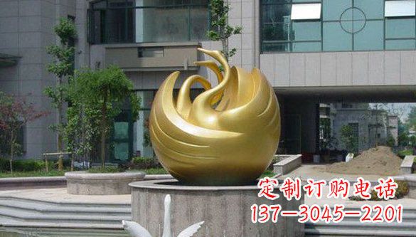 泉州不锈钢天鹅雕塑