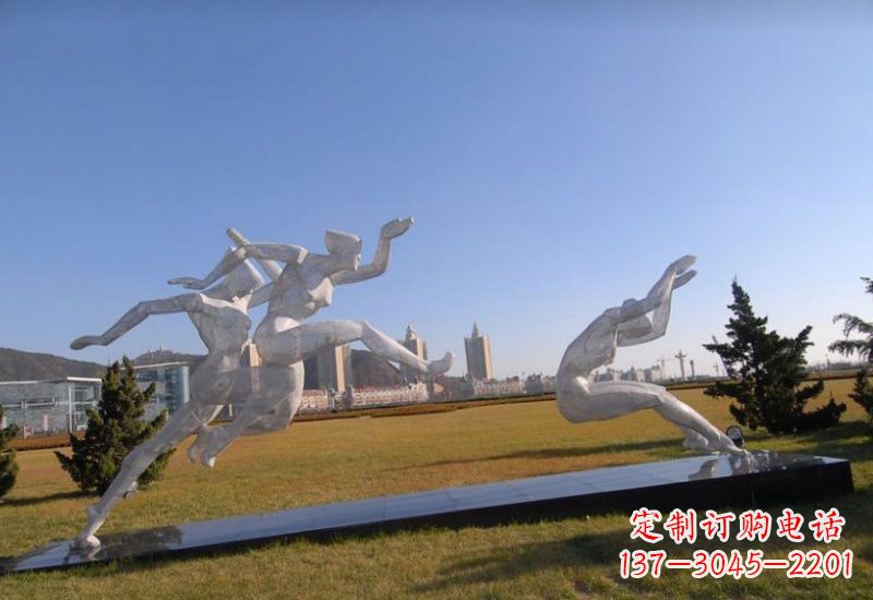 泉州不锈钢运动员雕塑