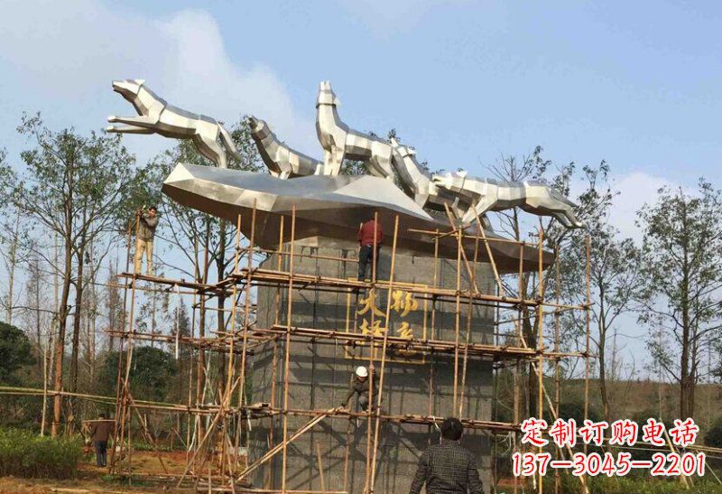 泉州不锈钢动物雕塑
