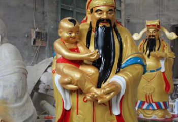 泉州福禄寿神像雕塑给予宗教庙宇灵性的祝福