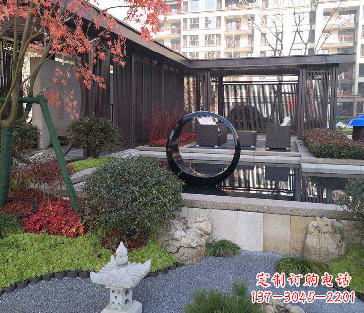 泉州不锈钢圆环雕塑——精美绝伦