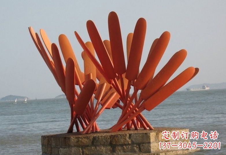 泉州不锈钢船桨雕塑
