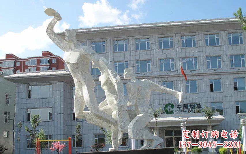 泉州不锈钢乒乓球雕塑精美绝伦