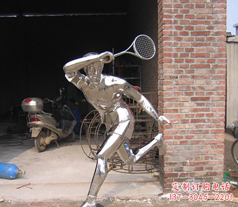 泉州不锈钢羽毛球雕塑