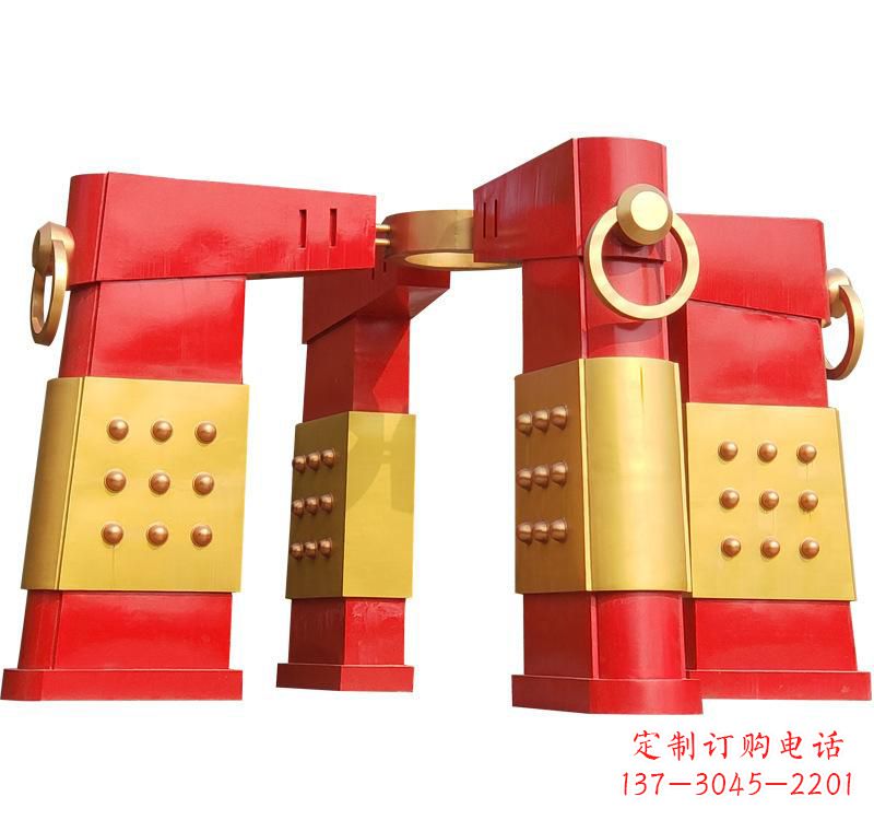 泉州不锈钢大型拱门雕塑——传承文化精髓