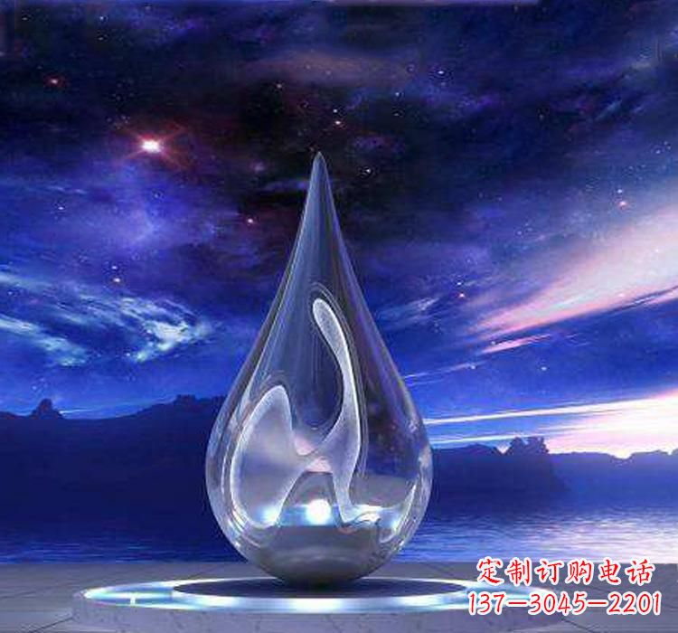 泉州不锈钢大型水滴雕塑极致的审美艺术