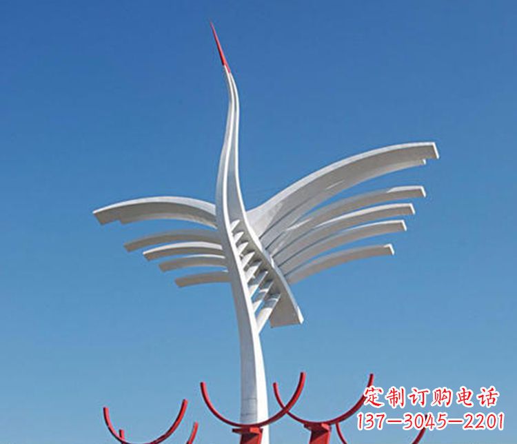 泉州不锈钢大雁雕塑 (3)