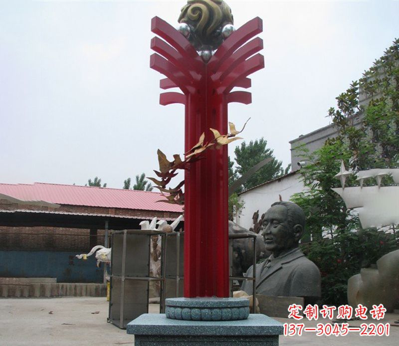 泉州不锈钢大雁飞翔雕塑