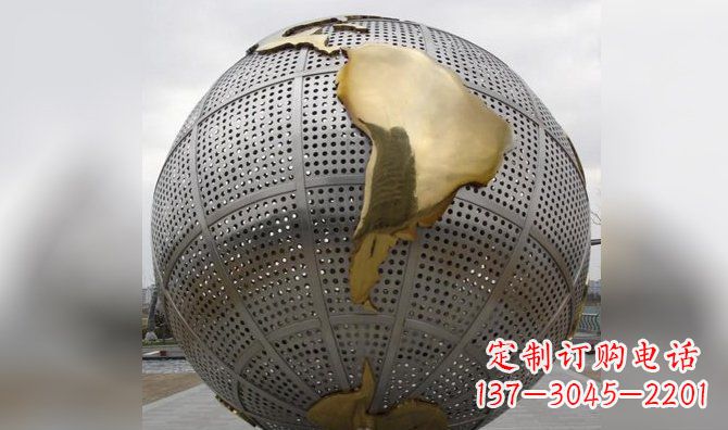 泉州不锈钢地球雕塑传承人类文明的精神象征