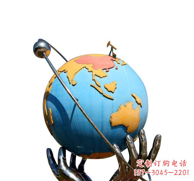 泉州不锈钢地球雕塑2