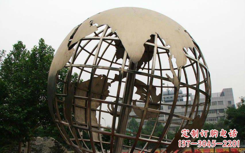 泉州不锈钢地球景观雕塑