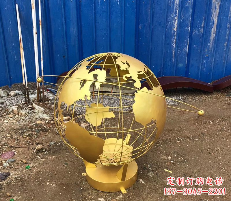 泉州不锈钢地球仪抽象雕塑