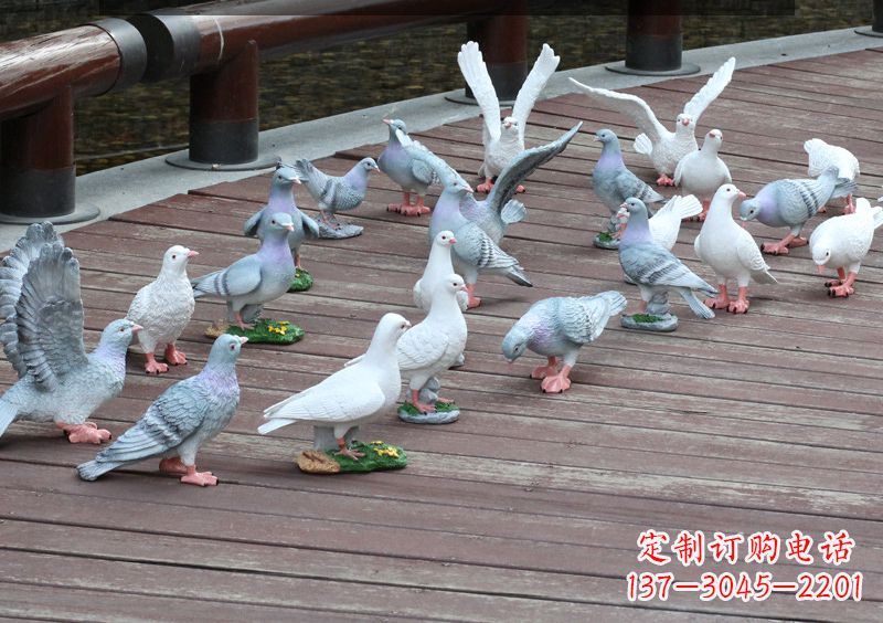 泉州精致的不锈钢鸽子雕塑