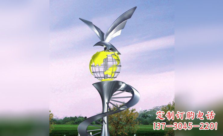 泉州不锈钢雕塑雄鹰展翅