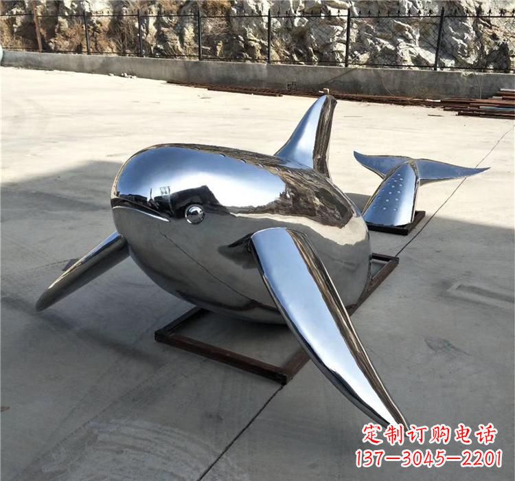 泉州不锈钢动物鲸鱼雕塑