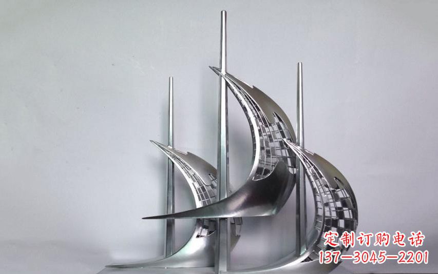 泉州不锈钢帆船雕塑——海洋之旅的象征