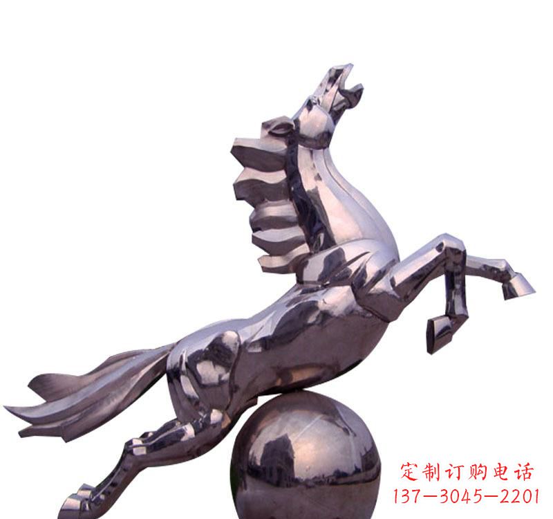 泉州不锈钢飞马城市雕塑
