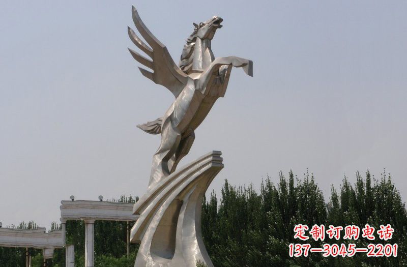泉州不锈钢飞马雕塑222