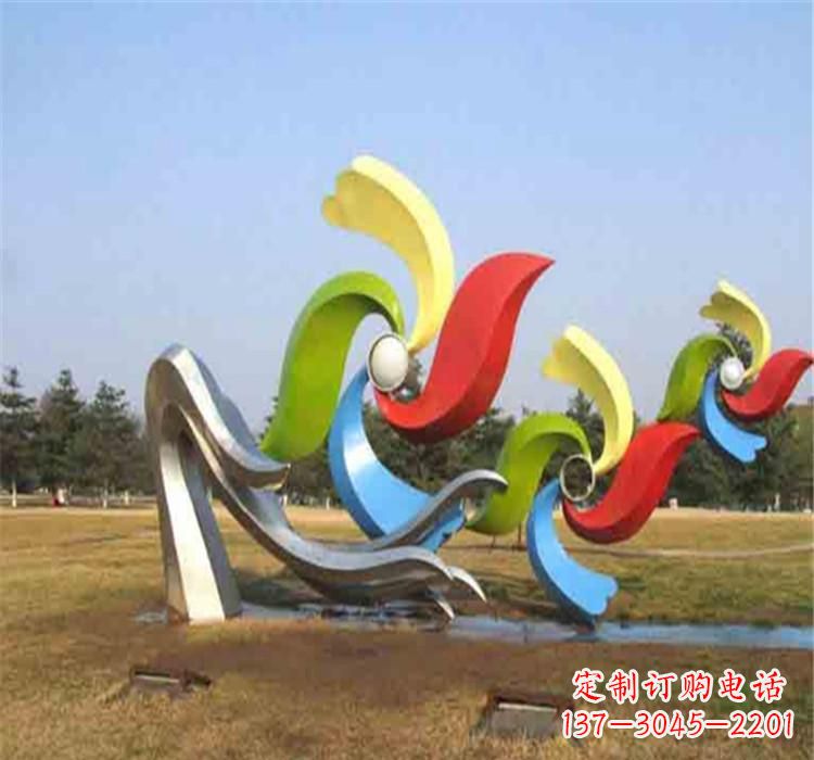 泉州不锈钢风车雕塑