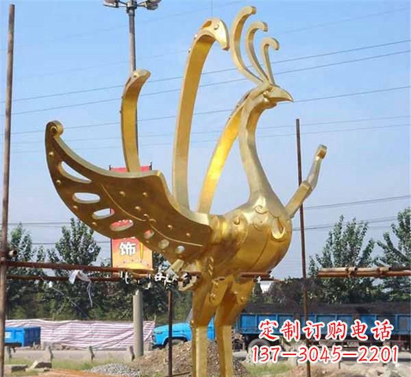 泉州不锈钢凤凰雕塑
