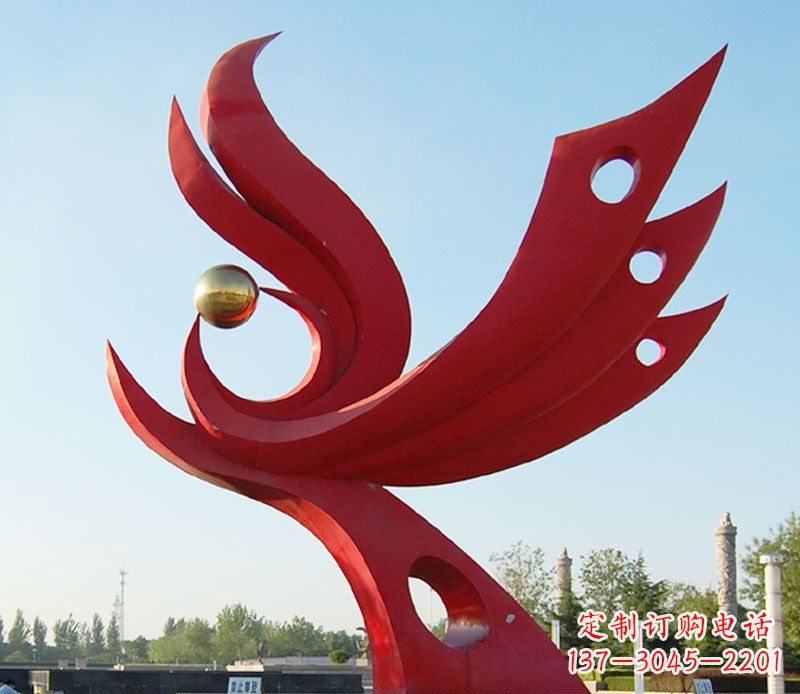 泉州不锈钢凤凰雕塑——传承千百年传统文化